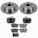 PowerStop OE Stock Replacement Low-Dust Ceramic Brake Pad, Rotor and Caliper Kit