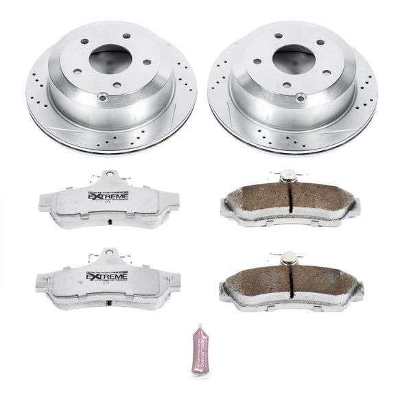 PowerStop Z26 Street Performance Ceramic Brake Pad and Drilled & Slotted Rotor K