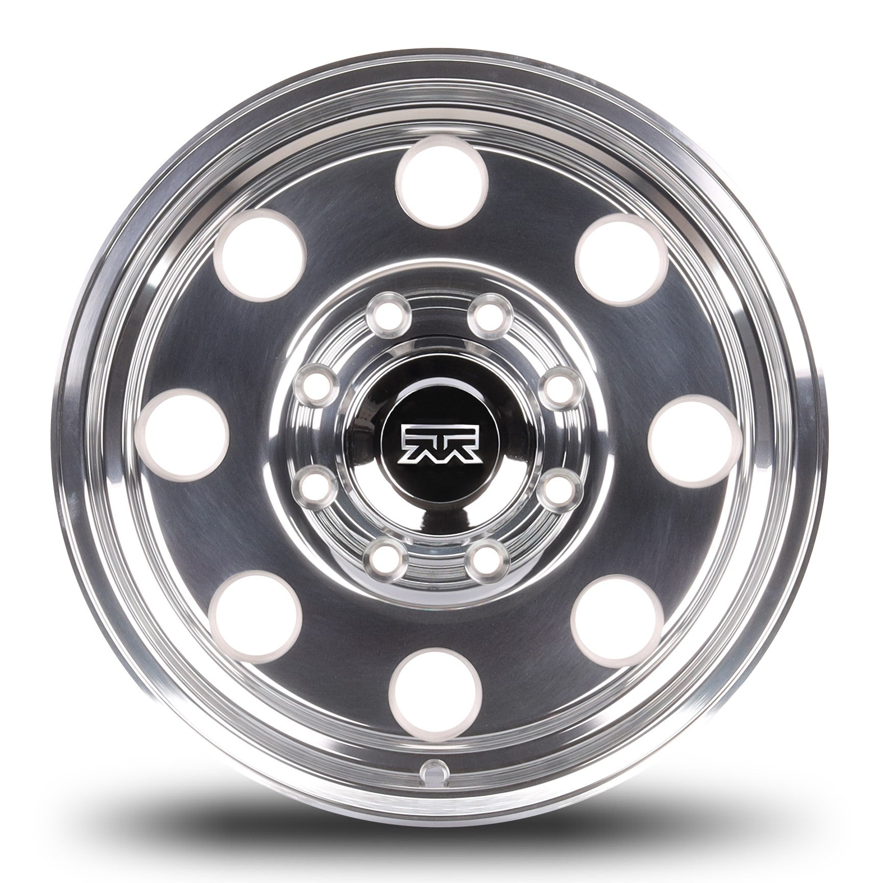 17x8 Mudder Trucker MT614 Deisel Polished 8x170 ET0 Wheel Rim