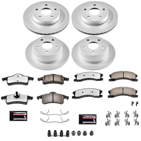 Z36 Truck & Tow Premium Carbon-Fiber Ceramic Brake Pad and Fully Coated Rotor Ki