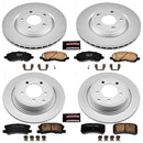 PowerStop Genuine Geomet Coated Rotor and Low-Dust Ceramic Brake Pad Kit