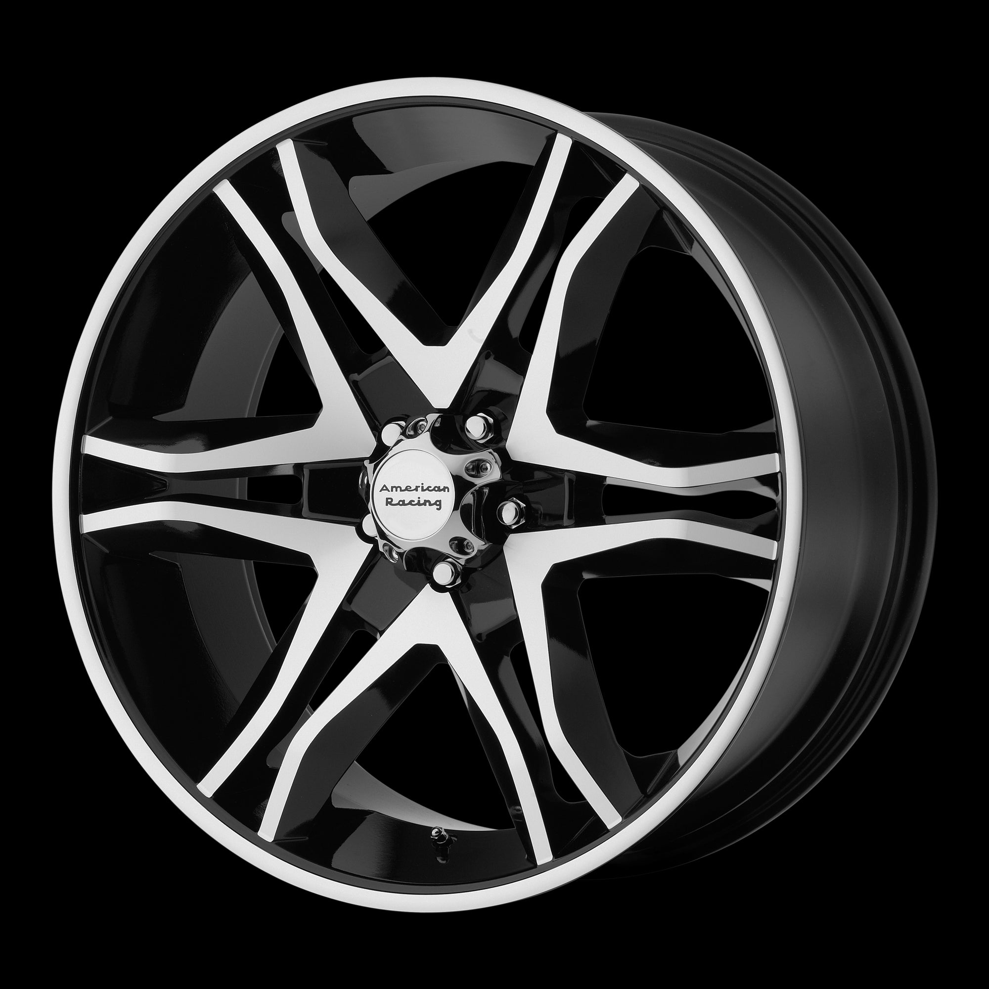 20x8.5 American Racing Mainline Black Wheel/Rim 6x135 20-8.5 6-135 ET35 - 0