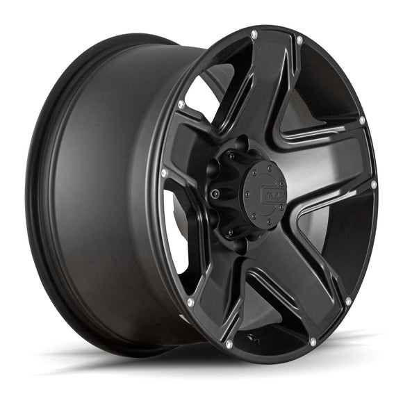 16x8 Mamba M13 Matte Black 5x114.3 5x4.5 ET13 Wheel Rim