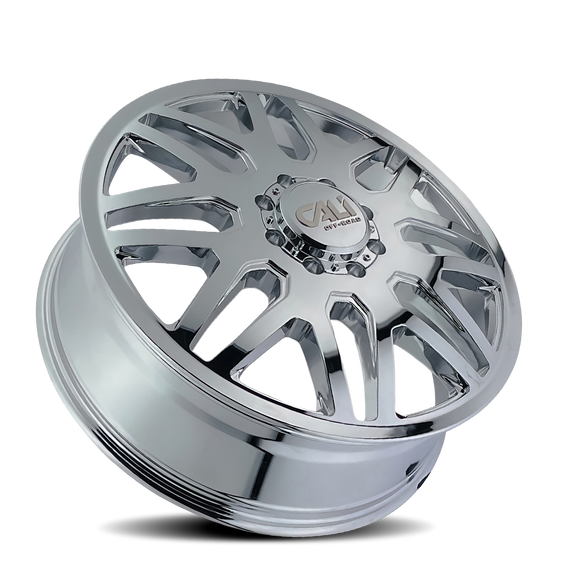 24x8.25 Cali Off-Road Invader Dually Chrome 8x210 ET115 CB154.2 Wheel Rim