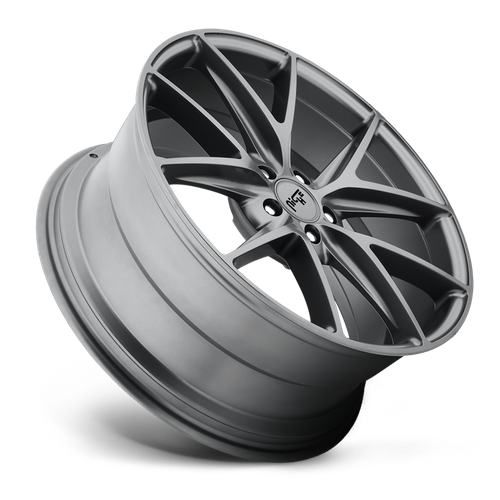 18x8 Niche Misano Matte Gunmetal Wheel/Rim 5x114.3 5-114.3 18-8