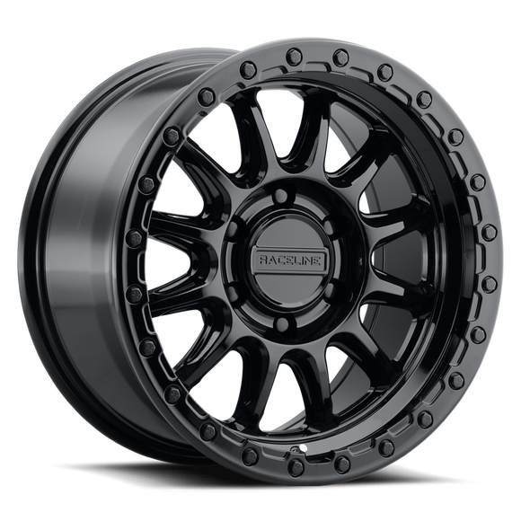 18x9 Raceline 960GB Alpha Gloss Black 8x170 ET18 CB130.81 Wheel