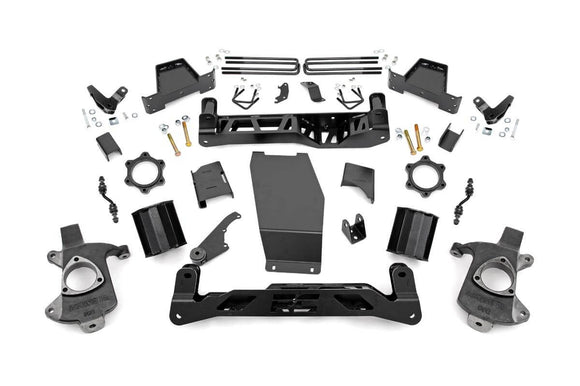 Rough Country 6" Lift Kit Magneride Alum Stamp Steel For GMC Sierra 1500 14-18