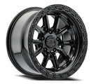 17x9 Arena Wheel Trek Glossy Black Wheel 5x127 ET1 CB71.5