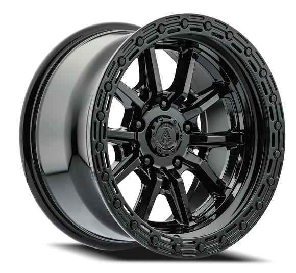 17x9 Arena Wheel Trek Glossy Black Wheel 5x127 ET1 CB71.5