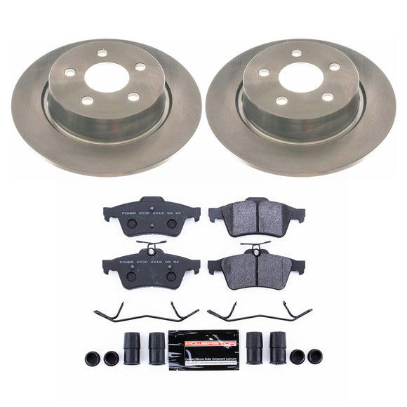 PowerStop Track Day Spec High-Performance Brake Pad and Rotor Kit