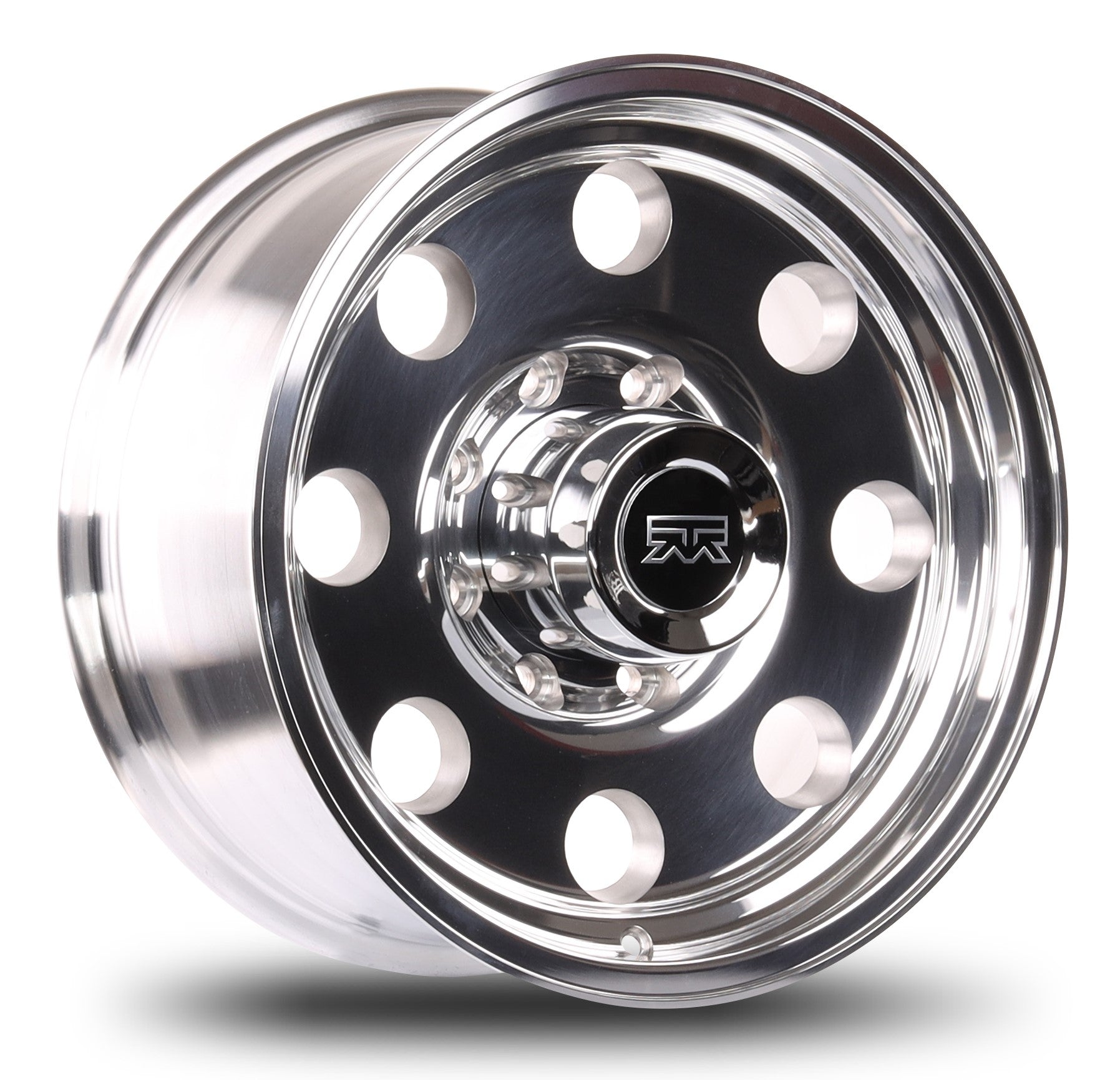 17x8 Mudder Trucker MT614 Deisel Polished 8x170 ET0 Wheel Rim