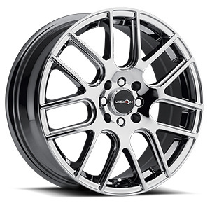 14x5.5 Vision 426H Cross Chrome 4x100 4x114.3 4x4.5 ET38 Wheel Rim