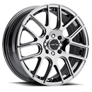 14x5.5 Vision 426H Cross Chrome 4x100 4x114.3 4x4.5 ET38 Wheel Rim