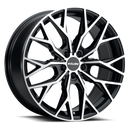 18x8 Kalon Inferno-103 Gloss Black/Machined Face Wheel 5x112 ET38 CB66.56