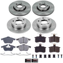 PowerStop OE Stock Replacement Low-Dust Ceramic Brake Pad and Rotor Kit