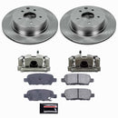 PowerStop OE Stock Replacement Low-Dust Ceramic Brake Pad, Rotor and Caliper Kit