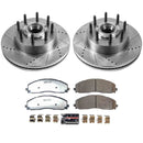 PowerStop Z36 Carbon-Fiber Ceramic Brake Pad with Drilled and Slotted Rotor Kit