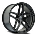 20x9 Select Precision Alloys SHADOW Satin Black Wheel 5x112 ET38 CB66.53