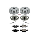 PowerStop OE Stock Replacement Low-Dust Ceramic Brake Pad, Rotor and Caliper Kit