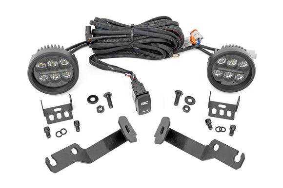 Rough Country LED Light Kit Ditch Mount For 3.5" For Toyota Tacoma 05-15