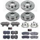 PowerStop OE Stock Replacement Low-Dust Ceramic Brake Pad, Rotor and Caliper Kit