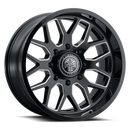 20x10 Thret Offroad Monarch-901 Gloss Black/Milled Wheel 8x170 ET-21 CB125.2