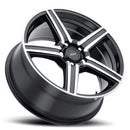 17x7.5 Voxx Como Gloss Black 5x110/115 ET40 wheel/rim