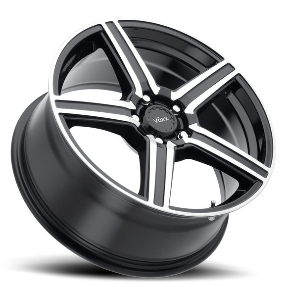 17x7.5 Voxx Como Gloss Black 5x110/115 ET40 wheel/rim