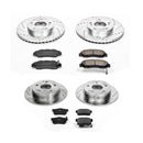 PowerStop Z23 Daily Driver Carbon-Fiber Ceramic Brake Pad and Drilled & Slotted