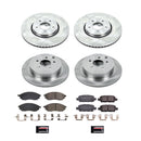 PowerStop OE Stock Replacement Low-Dust Ceramic Brake Pad and Rotor Kit