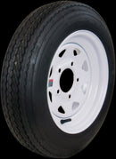4.80x12 6 Ply Tire Mounted on 12x4 5-4.5 White Spoke Wheel-2