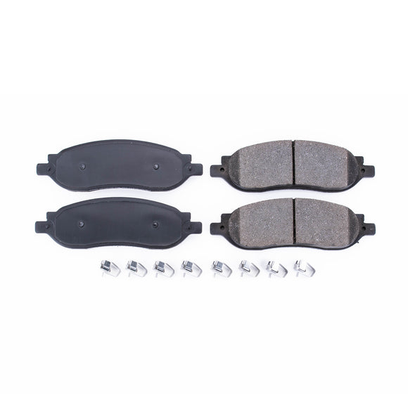 PowerStop Z17 Evolution Ceramic Brake Pads With Hardware
