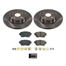 PowerStop OE Stock Replacement Low-Dust Ceramic Brake Pad and Rotor Kit