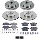 PowerStop OE Stock Replacement Low-Dust Ceramic Brake Pad and Rotor Kit