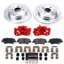 PowerStop Z23 Daily Driver Carbon-Fiber Ceramic Pads Drilled & Slotted Rotor & C