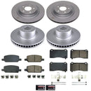 Genuine Geomet Coated Rotor and Low-Dust Ceramic Brake Pad Kit