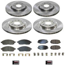 OE Stock Replacement Low-Dust Ceramic Brake Pad and Rotor Kit