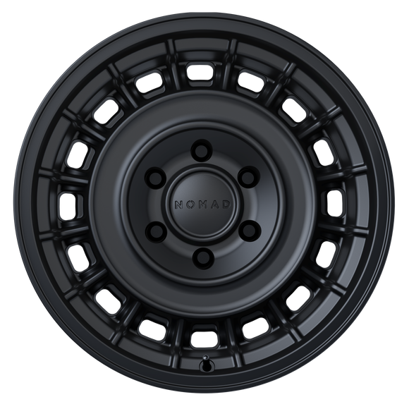 16x8 Nomad N502SB Arvo Satin Black 5x139.7 ET-10 CB106.5 Wheel