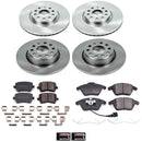 PowerStop OE Stock Replacement Low-Dust Ceramic Brake Pad and Rotor Kit