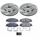 PowerStop OE Stock Replacement Low-Dust Ceramic Brake Pad and Rotor Kit