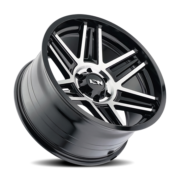 17x9 Ion 147 Black Machined 6x135 ET0 CB87 Wheel Rim