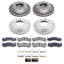 PowerStop Semi-Coated Rotor and Low-Dust Ceramic Brake Pad Kit