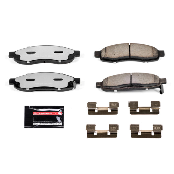 PowerStop Z36 Truck And Tow Carbon-Fiber Ceramic Brake Pads With Hardware