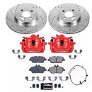 PowerStop Z23 Daily Driver Carbon-Fiber Ceramic Pads Drilled & Slotted Rotor & C