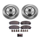 PowerStop OE Stock Replacement Low-Dust Ceramic Brake Pad and Rotor Kit