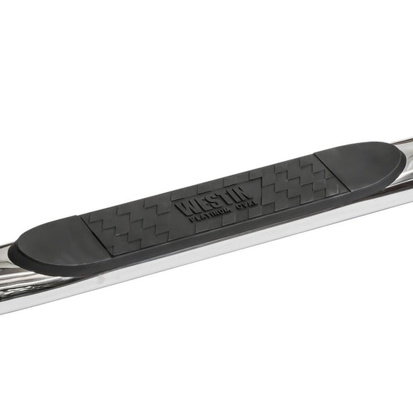 Westin Platinum 4 Oval Nerf Step Bars Polished Polished Stainless Steel 21-1680