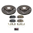 PowerStop OE Stock Replacement Low-Dust Ceramic Brake Pad and Rotor Kit