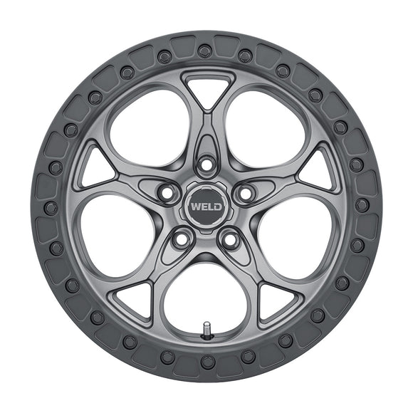 17x9 WELD Off-Road Ledge Gunmetal / Black 5x127 5x5 ET0 Wheel Rim