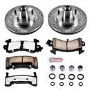 PowerStop Z36 Carbon-Fiber Ceramic Brake Pad with Drilled and Slotted Rotor Kit