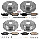 PowerStop Z23 Daily Driver Carbon-Fiber Ceramic Brake Pad and Drilled & Slotted